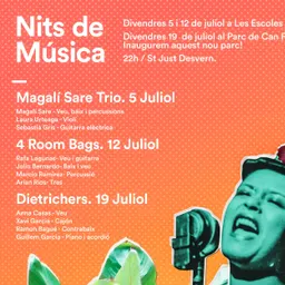 Entrevistes de la Justa del 5/7/2019 — Nits d’estiu a Sant Just: concerts als Tallers de Música, inauguració del Parc de Can Freixas i viatge cultural a la Costa de Marfil - episode art