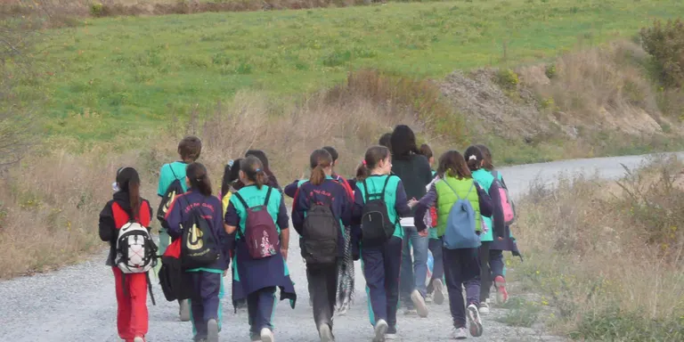 Alumnes de l'escola Pau Claris visiten l'Ajuntament de la Seu