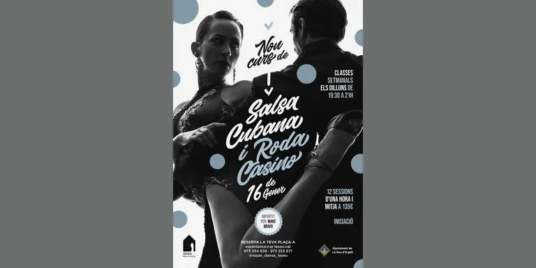L'Espai Municipal de Dansa de la Seu organitza un curs de salsa cubana i roda casino