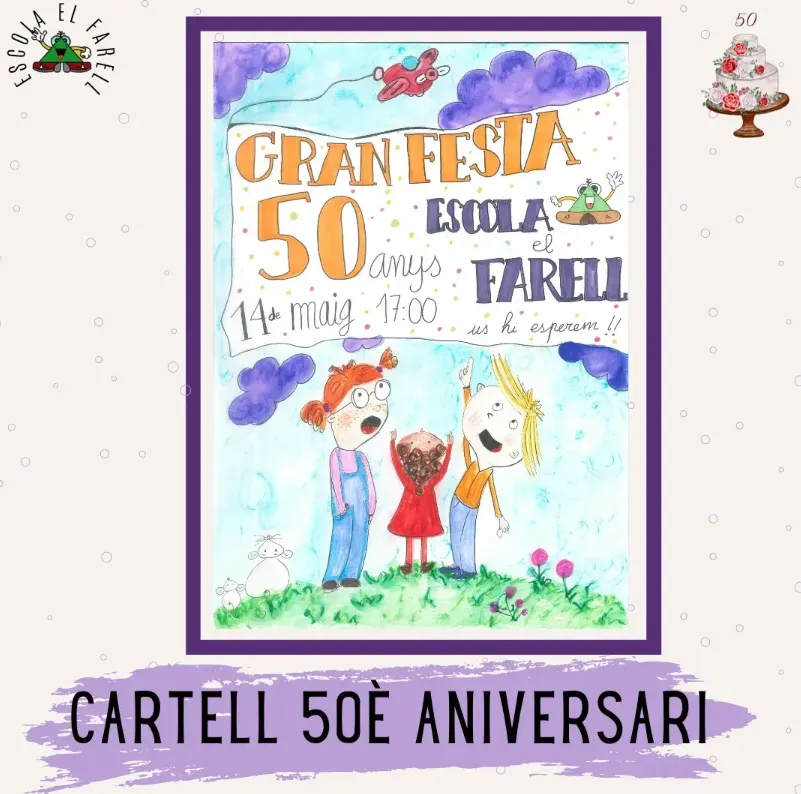 L'escola El Farell escalfa motors per a la gran festa del 50è aniversari