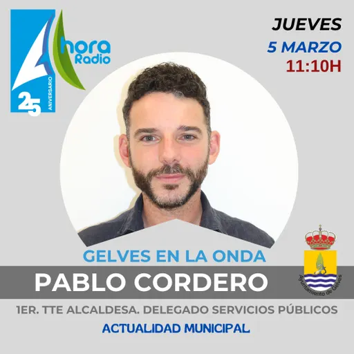 #245 - Entrevista a Pablo Cordero, primer teniente de alcaldesa del Ayuntamiento de Gelves