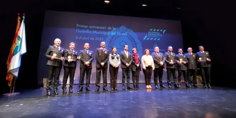 La Guàrdia Municipal del Morell commemora el seu primer aniversari