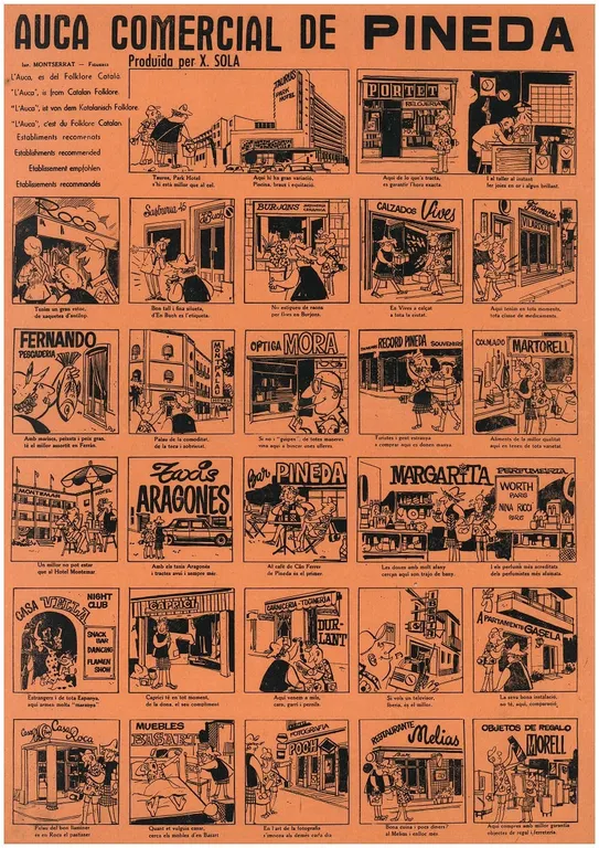 #RecordaPineda amb l'Arxiu Municipal et descobreix l'Auca Comercial de Pineda dels anys 60