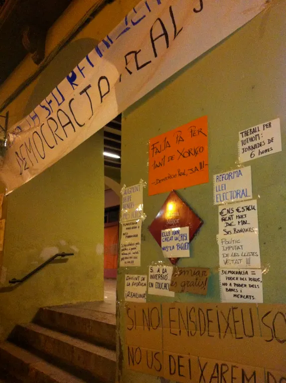 ICV-La Seu dóna el seu suport als Indignats