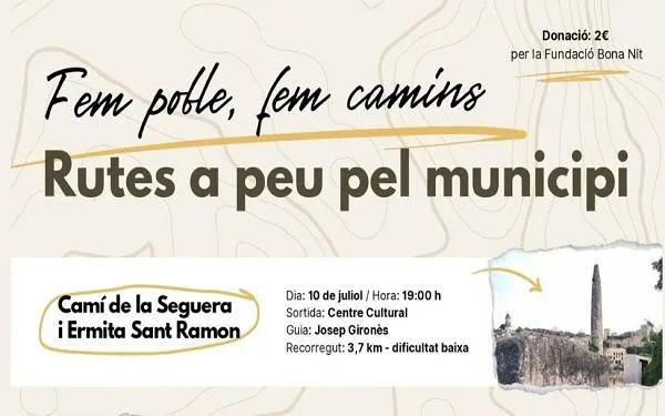 L’Ajuntament del Catllar prepara la tercera edició de les ‘Rutes a peu pel municipi’