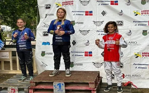 L’altafullenca Mia Ayats suma una nova segona plaça en la quarta prova de la Copa Catalana de BMX a Lliçà d’Amunt