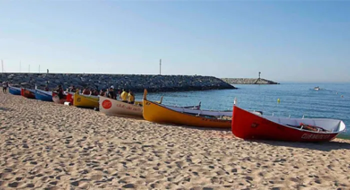 L'anterior regata es va fer a Arenys de Mar . (foto xavi salbanyÃ )