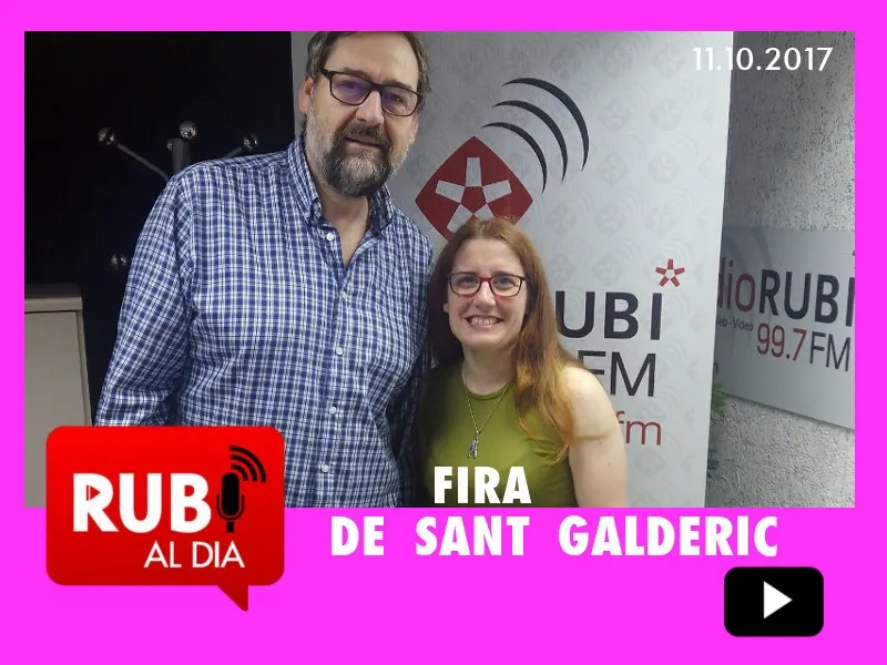 PEP BORRÀS presenta la Fira dels artistes per Sant Galderic