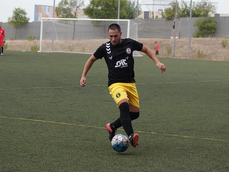 El lateral de l'Athlètic Rubí David Gómez / Arxiu