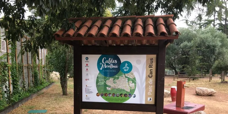 L'entrada nord de Can Rius és un nou punt de trobada de rutes BTT