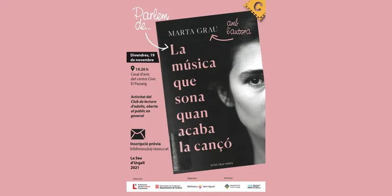 Xerrada a la Seu d'Urgell amb l'escriptora Marta Grau