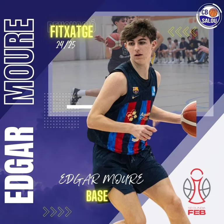 El morellenc Edgar Moure fitxa pel CB Salou