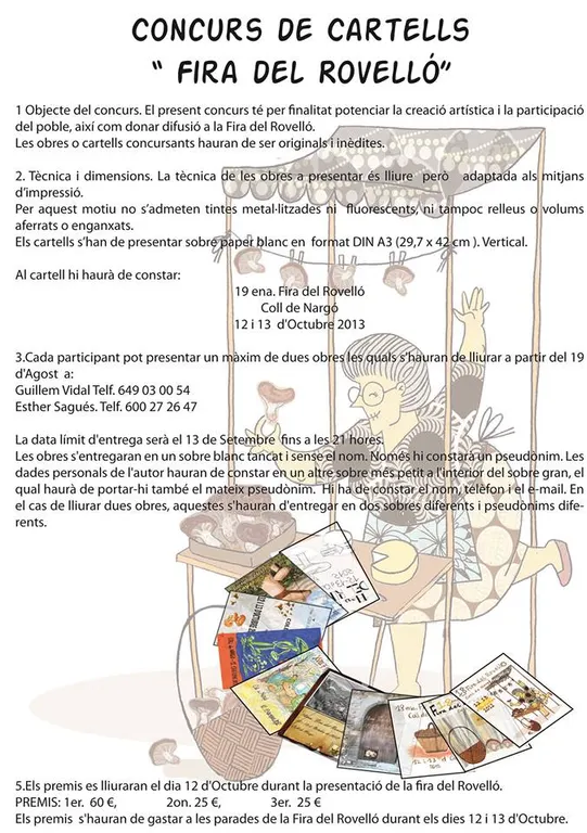 Coll de Nargó organitza un concurs de cartells per la Fira del Rovelló