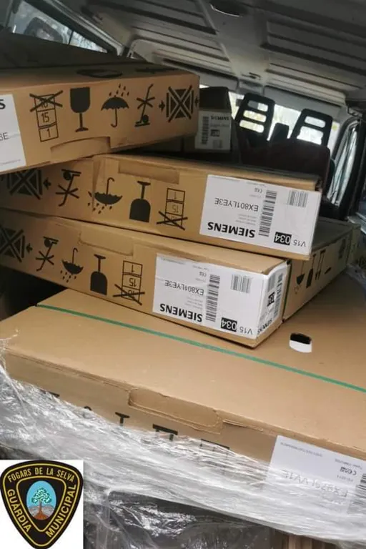 Enxampen una persona amb 21 plaques de cuina robades a Fogars de la Selva