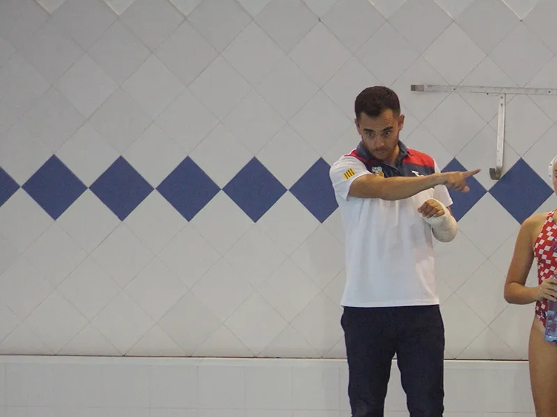 Dani Gómez en una imatge de la passada campanya