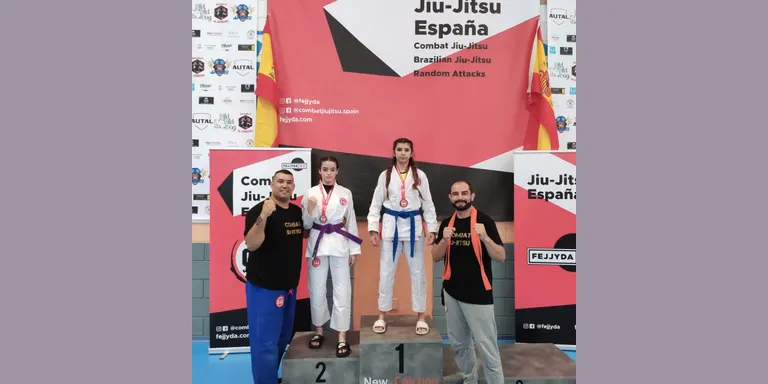 El Club Gladius Defensa Constantí s’emporta tres medalles en el Campionat d’Espanya Combat Jiu Jitsu de València
