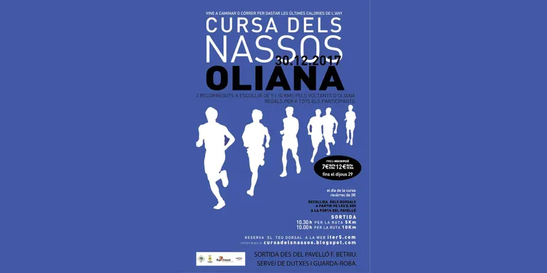Oliana acomiada l'any amb la Cursa dels Nassos, aquest dissabte