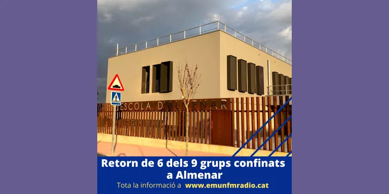 Retorn de 6 dels 9 grups confinats a Almenar. Dilluns s'incorporen els 3 restants.