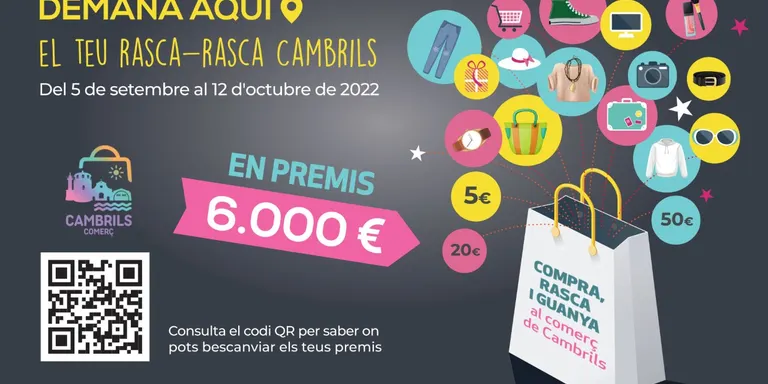 La campanya comercial ‘Rasca-Rasca’ de Cambrils acabarà el 12 d’octubre