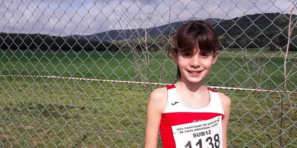 L’altafullenca Emma Vendrell, subcampiona de Catalunya de Cros en la categoria Sub12