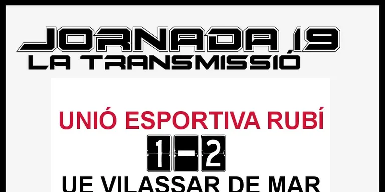 A PEU DE CAMP - JORNADA 19 - UE RUBÍ