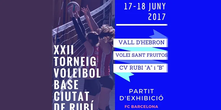 El torneig de vòlei Ciutat de Rubí arriba a la 22a edició