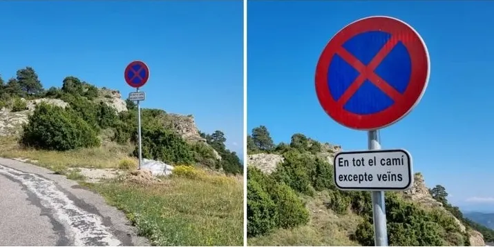 Guixers senyalitza la prohibició d'aparcar en tots els accessos als cursos fluvials i al Codó