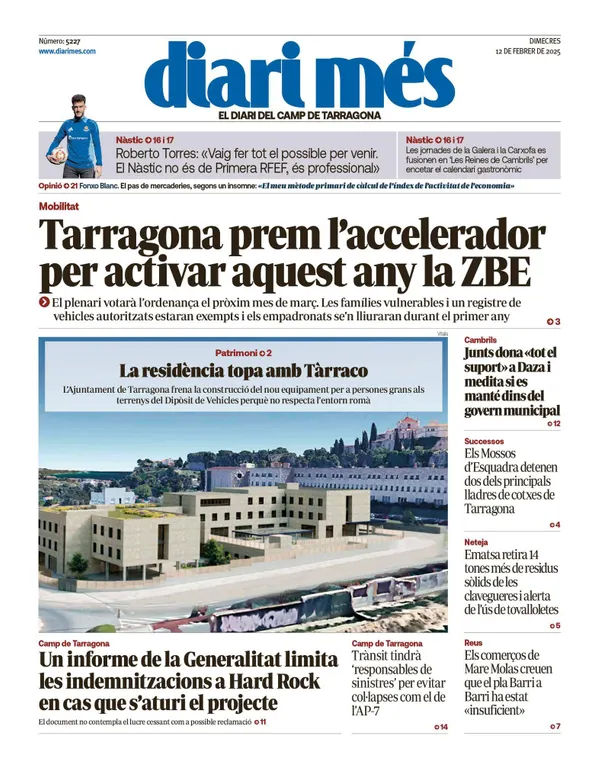 Cop d'ull als diaris d'aquest dimecres 12 de febrer