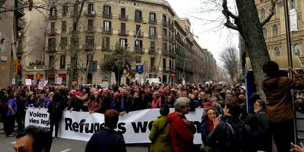 Activistes Altafulla i l’Ajuntament se sumen a la manifestació ‘Volem Acollir’