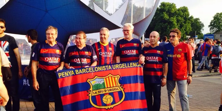 La Penya Barcelonista Urgellenca celebra la consecució del segon triplet