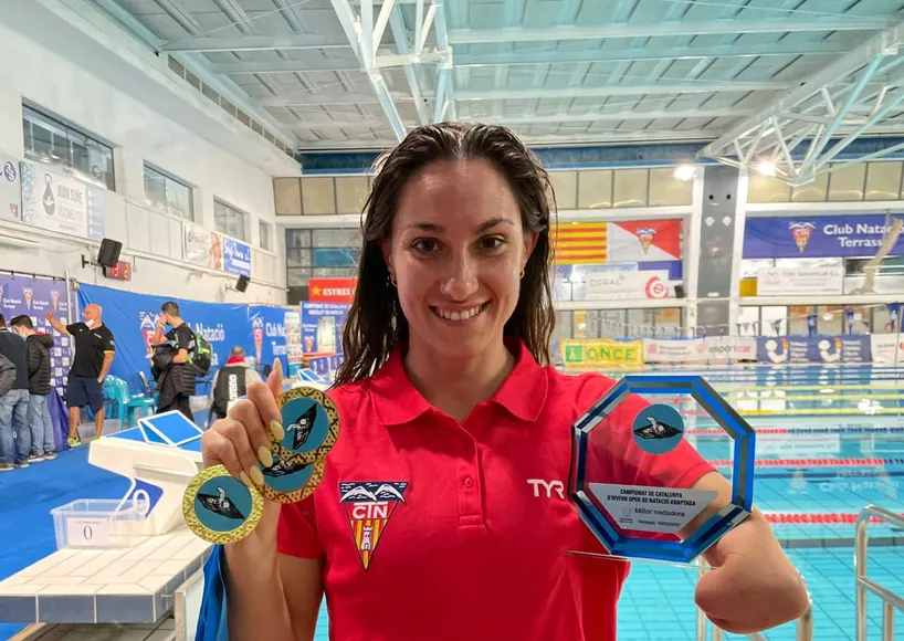 Sarai Gascon i Toni Ponce, millors nadadors del Campionat de Catalunya d’Hivern