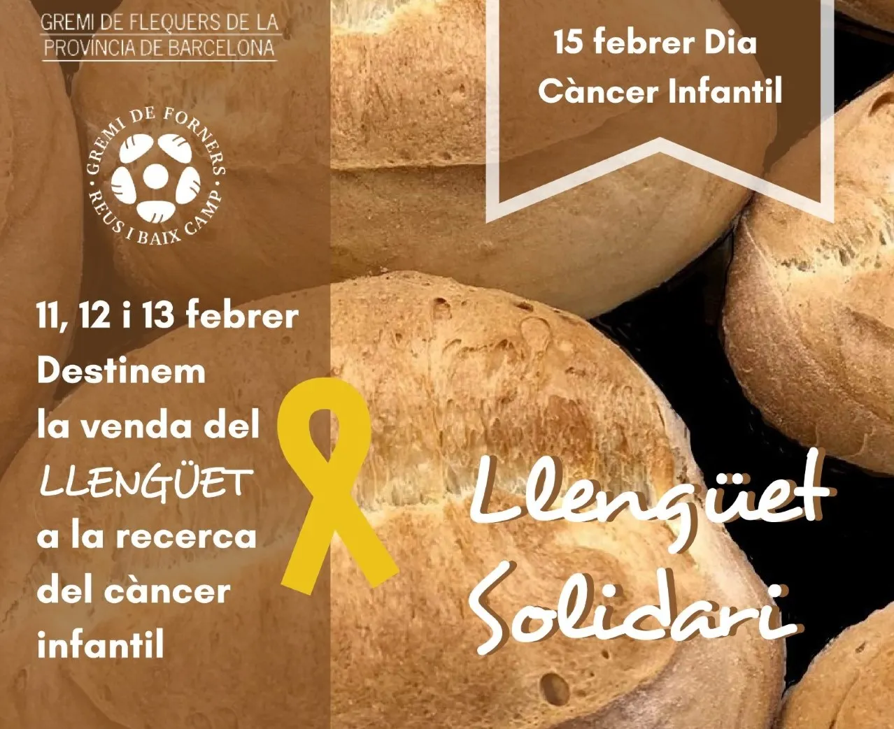 El Gremi de Forners del Baix Camp es suma a la campanya del Llengüet Solidari 2022