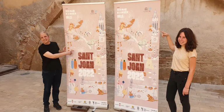 El conjunt del seguici cerimonial protagonitza el cartell de Sant Joan
