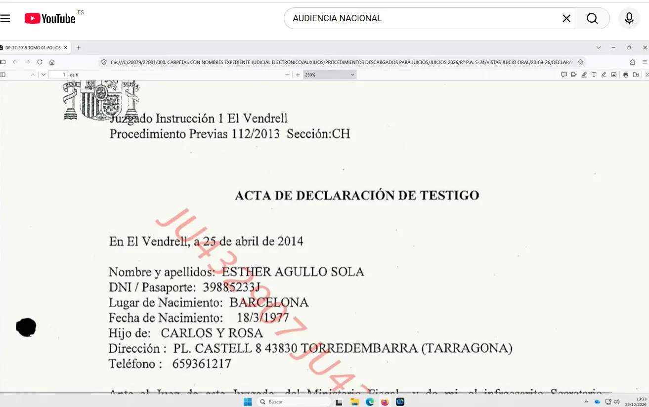 El president d'Efial reconeix els fets i la fiscal proposa rebaixar-li la petició de pena