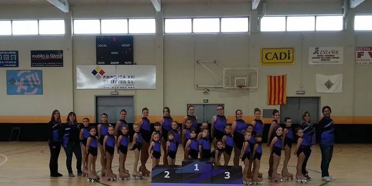 Aina Izquierdo, classificada pel Campionat de Catalunya benjamí de patinatge