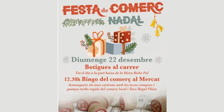 Aquest diumenge arriba el 'Bingo i la Festa del Comerç'