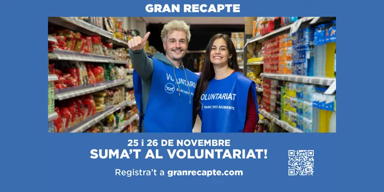 Caldes tornarà a participar al Gran Recapte, que enguany combinarà la recollida d’aliments físics i les aportacions econòmiques