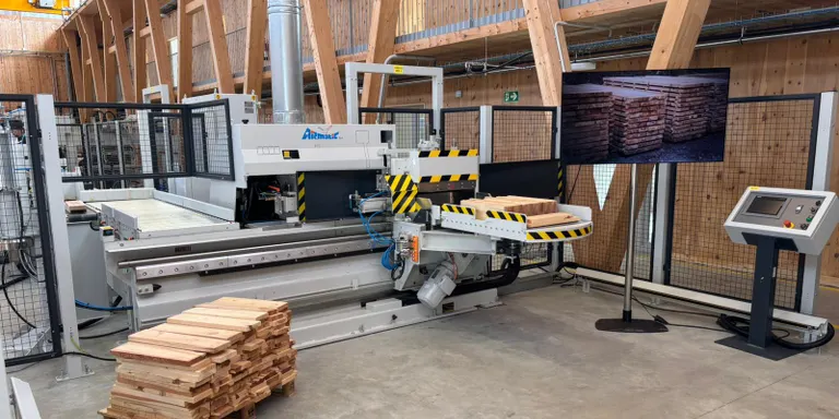 El Hub Forestal d'Olius experimenta amb espècies autòctones d'arbres per fabricar panells de fusta contralaminada híbrids