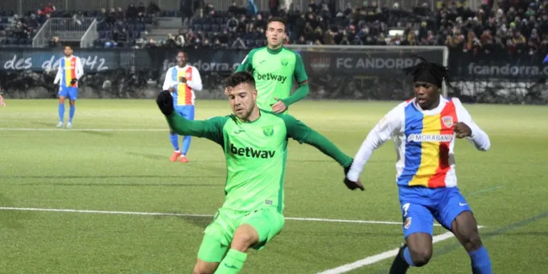 L'FC Andorra es queda a les portes d'eliminar el Leganés a la Copa
