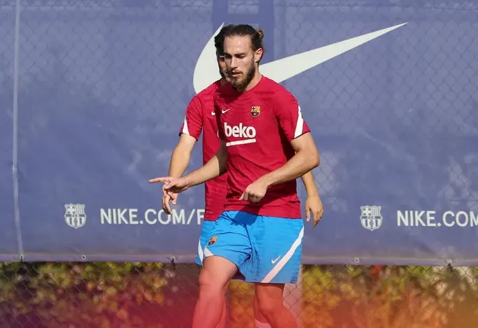 Mingueza torna a entrenar amb el grup