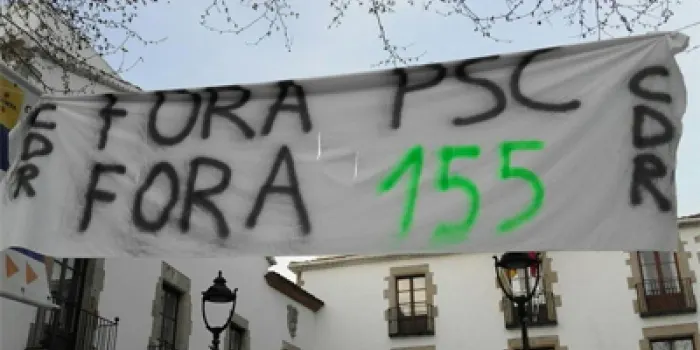La CUP considera que és ‘insostenible’ que el PSC segueixi al govern municipal