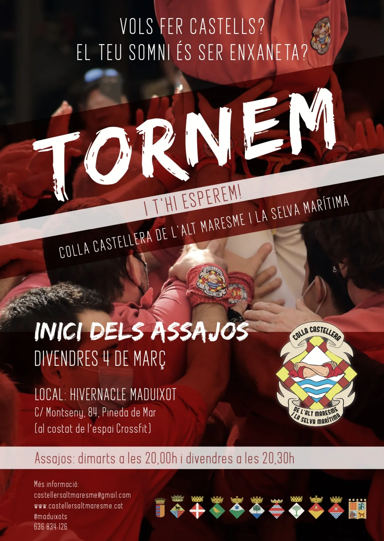 Els Maduixots reprenen els assajos aquest divendres i fan una crida a sumar-s'hi