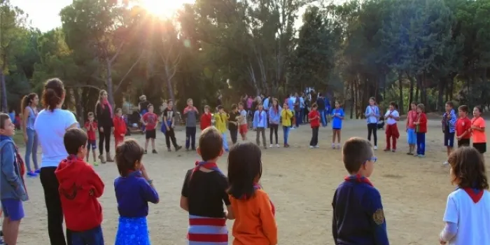 Els caus d'Arenys viuen l'última setmana de campaments i colònies