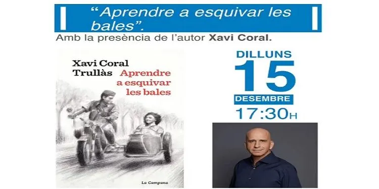 Xavi Coral presenta el llibre ‘Aprendre a esquivar les bales’ a Roda de Berà