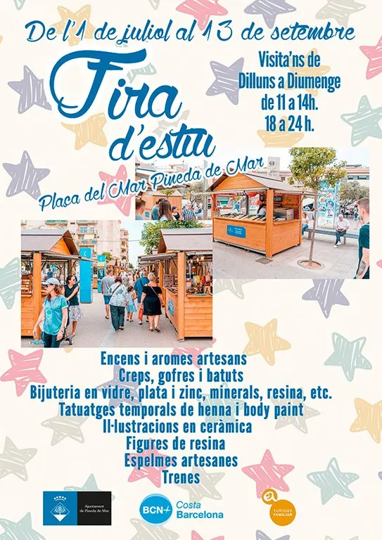 Obre la Fira d'Estiu a la Plaça del Mar
