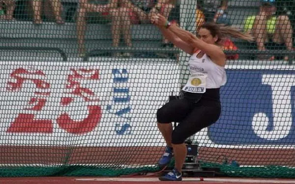 L’atleta de Torredembarra Berta Castells, Campiona de Catalunya de Llançament de Martell