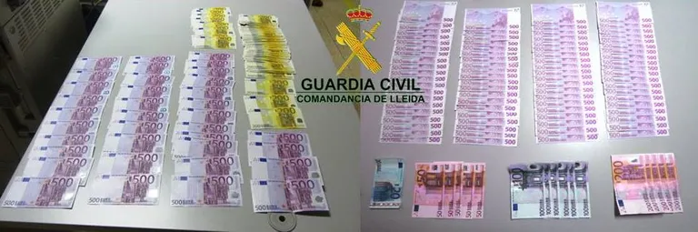 Intervinguts més de 77.000 euros a la duana de la Farga de Moles