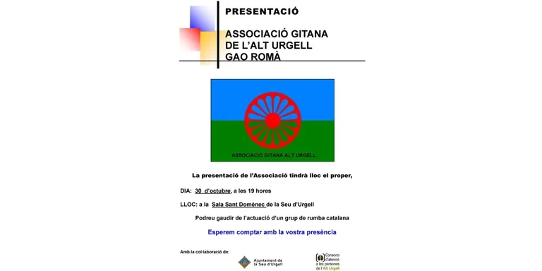 L'Associació Gitana de l'Alt Urgell-Gao Romà es presenta públicament