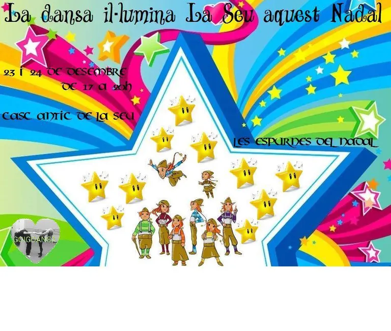 Animació als carrers de la Seu per Nadal