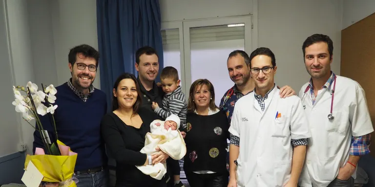 Ariana Gámez Jerez, primer nadó del 2016 a la Seu